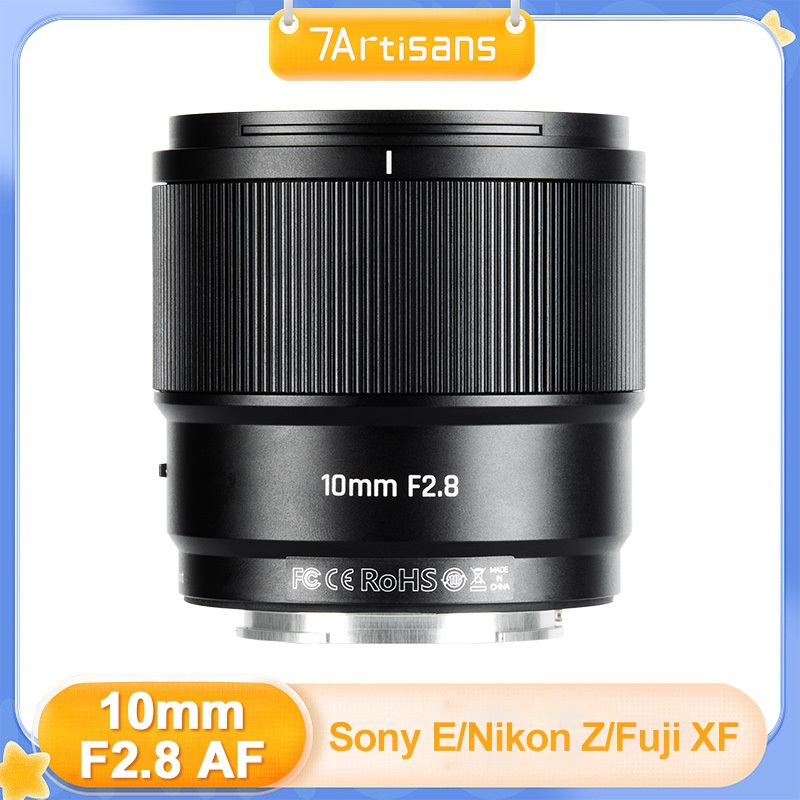 7artisans 10mm F2.8 AF APS-C รูรับแสงขนาดใหญ่อัตโนมัติเลนส์มุมกว้างพิเศษสําหรับ EZ XF Mount