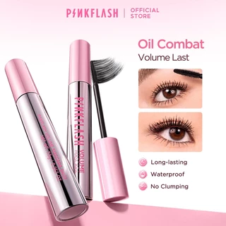 Pinkflash Oil Combat Ultra-proof Volume Mascara กันน้ํา Sweatproof Smudge-proof 12H Volume