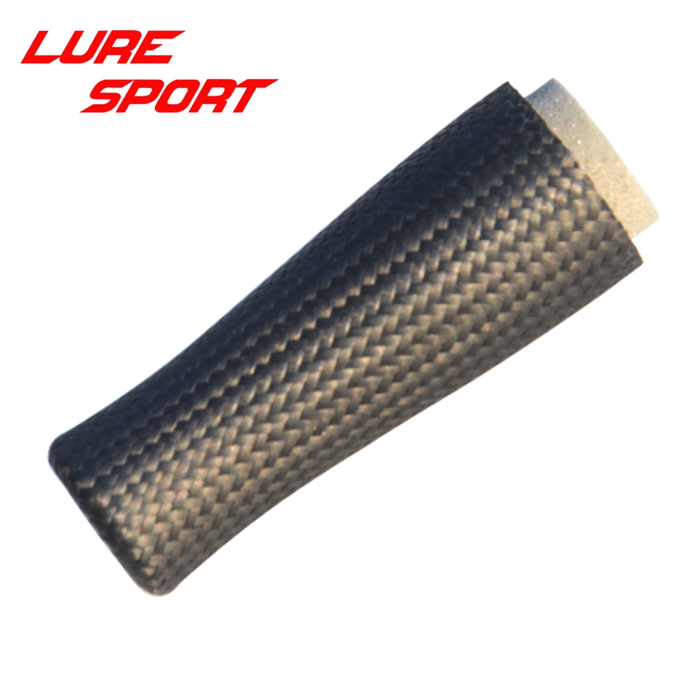 LureSport คาร์บอนไฟเบอร์ทอผ้า 71 มม.76 มม.84 มม.Handle Grip สําหรับ Reel Seat Rod อาคารส่วนประกอบ Rod ซ่อม DIY เปล่า