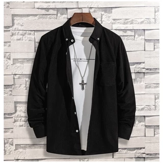 เสื้อเชิ้ตแขนยาวผ้าหนานุ่ม ทรงคล่องตัว อบอุ่น และสวมใส่สบาย