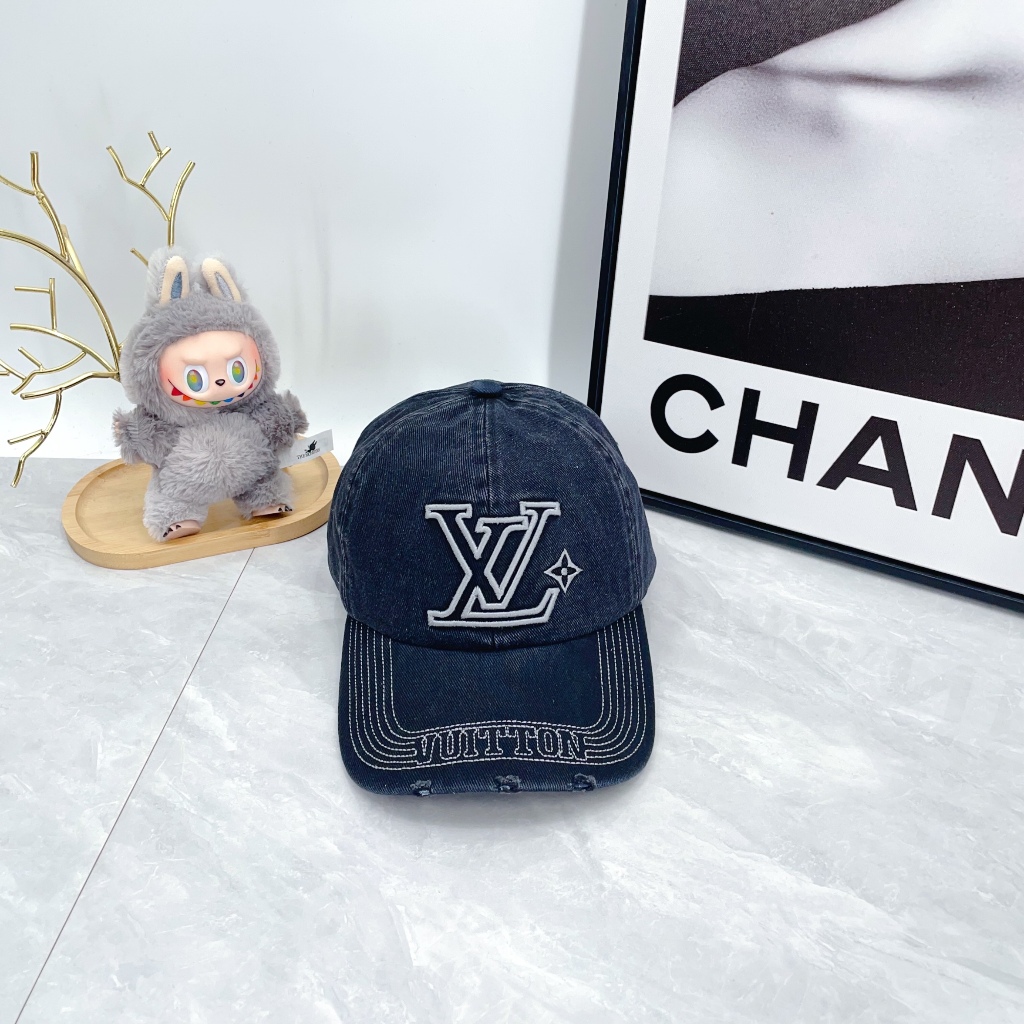 ใหม่ Lou Wash Denim Style Street Style ผู้ชายผู้หญิงเบสบอลหมวก