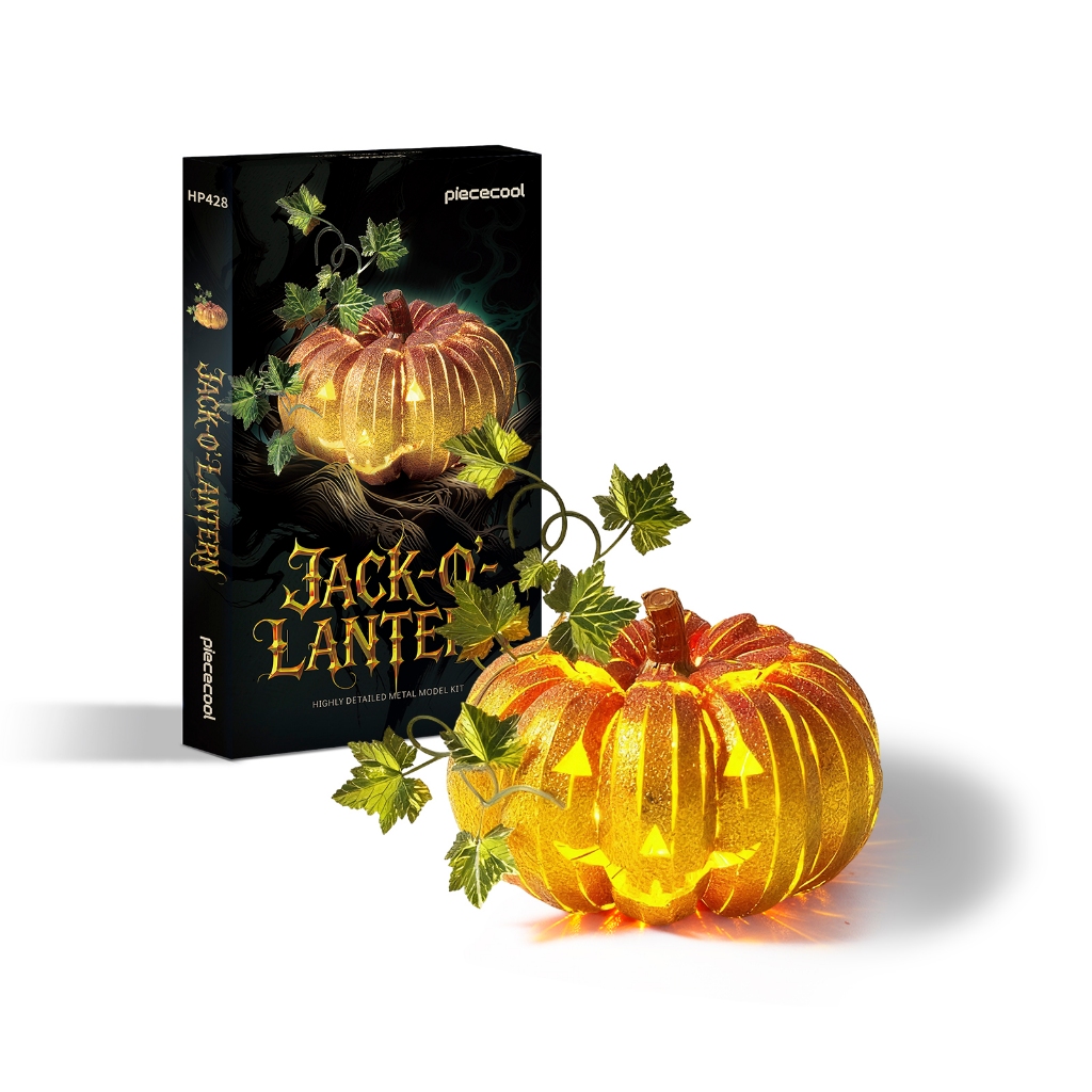 Piececool 3D Metal Model Kit Jack-O-Lantern Model Kits ของขวัญฮาโลวีน