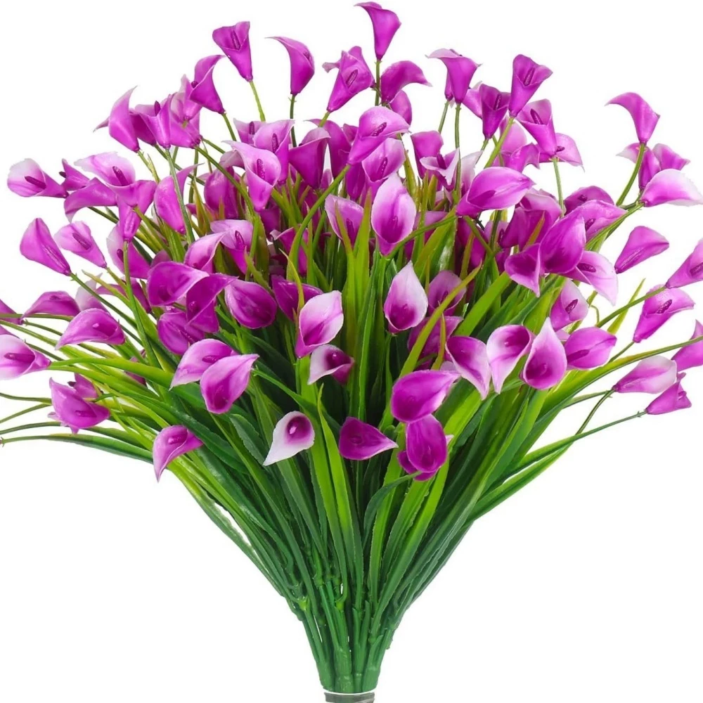 2Bundles Morning Glory ช่อดอกไม้เครื่องประดับตกแต่งดอกไม้ประดิษฐ์จําลองพืชสําหรับตกแต่งบ้านตกแต่งห้อง