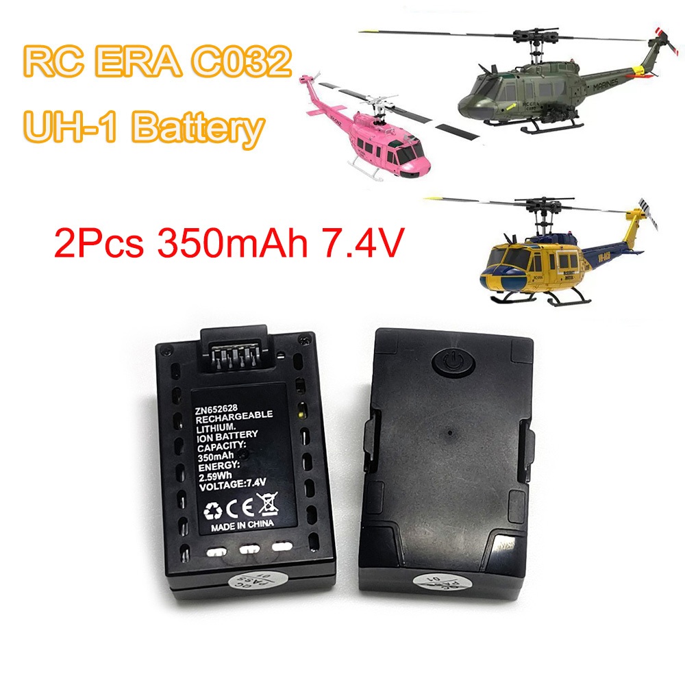RC ERA C032 RC เฮลิคอปเตอร์ 350mah 7.4V 2.59Wh แบตเตอรี่ Lipo