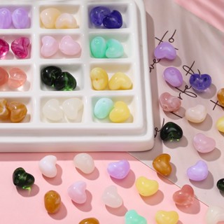 St.kunkka 13 มม. 20 ชิ้น ลูกปัดหินเลียนแบบรูปหัวใจอะคริลิค ล…