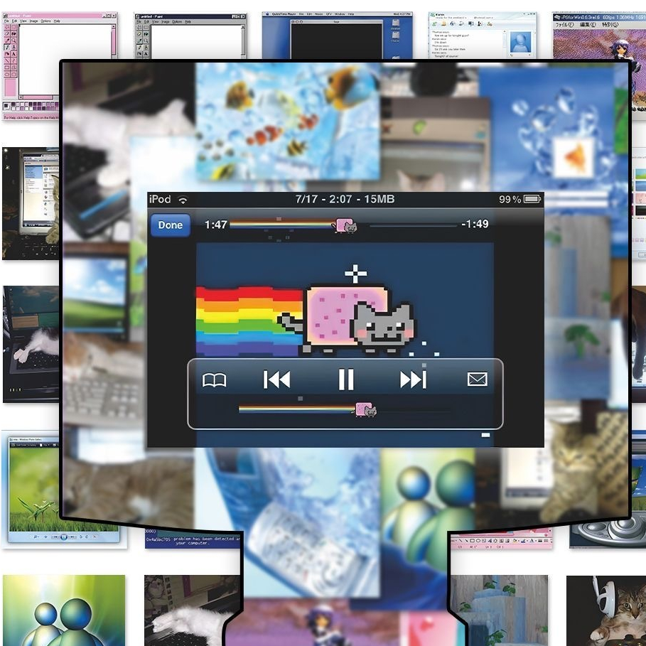 < 110 แผ่น > Dream Core y2k สติกเกอร์ DIY วัสดุคู่มือปิดผนึกสติกเกอร์เคสโทรศัพท์ถ้วยน้ําสติกเกอร์ตกแต่ง