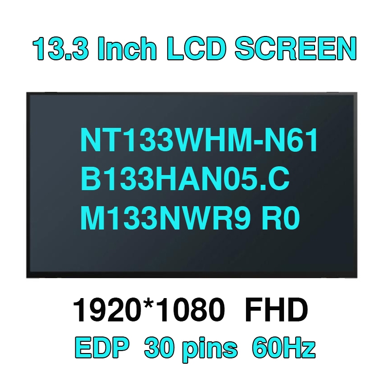 เมทริกซ์ 13.3" NT133WHM-N61 B133HAN05.C M133NWR9 R0 FHD 1080p IPS สําหรับ Dell Latitude 5300 5310 73
