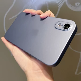เหมาะสําหรับ iPhone XR X XS Max 11 12 13 Pro Max เคสโทรศัพท ์ มือถือ ultra-thin หรูหรา electroplated เลนส ์ ฟิล ์ มป ้ องกันกรณี