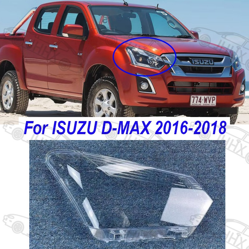คุณภาพออร์ignal เลนส์ครอบไฟหน้า สําหรับ Isuzu D-max 2016-2018 เปลี่ยนหัวโคมไฟเลนส์ไฟหน้า