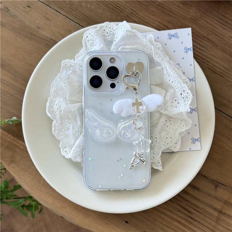 IPhone 17 Pro max 16 Pro max ลายปีกดาว TPU materia Epoxy resin กระบวนการเคสโทรศัพท์ ราคา ถูกที่สุด ดีลบีเคเค แกลเลอรีภาพที่ 4