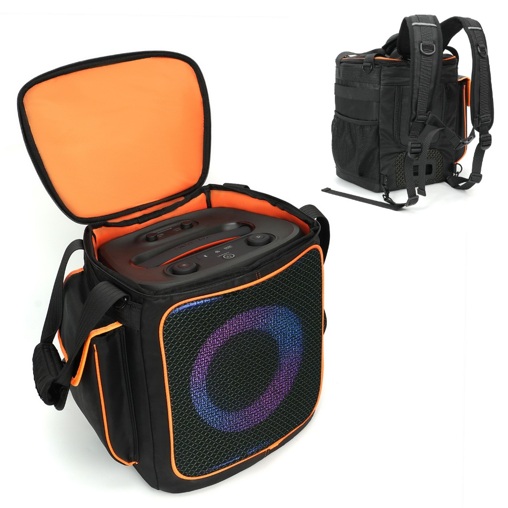 กระเป๋าเป้สะพายหลังสำหรับ JBL Partybox Encore 2, กระเป๋าเก็บของและพกพาพร้อมกระเป๋าใส่ของเสริม สายสะพ
