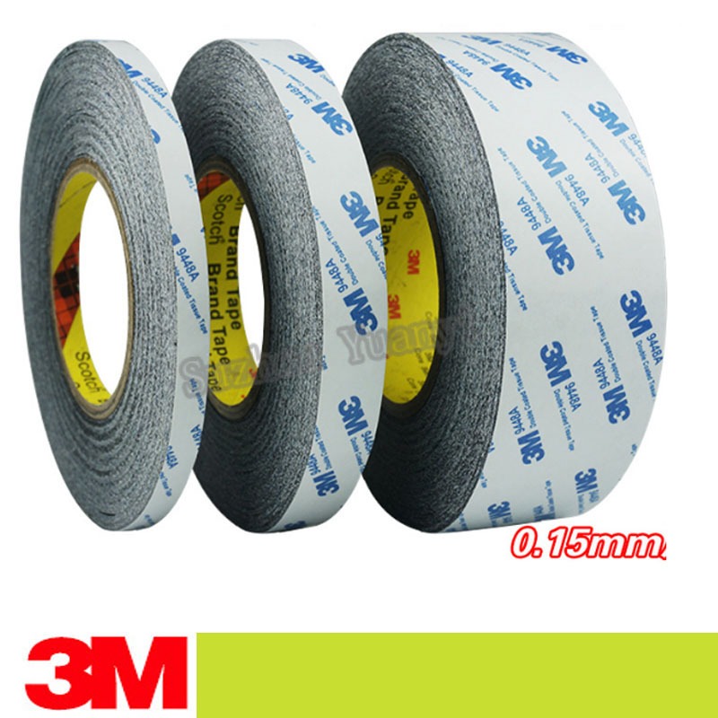 3M 9448AB เทปกาวสองหน้า กาวสองหน้าสีดําพร้อมเทปทนต่ออุณหภูมิสูง