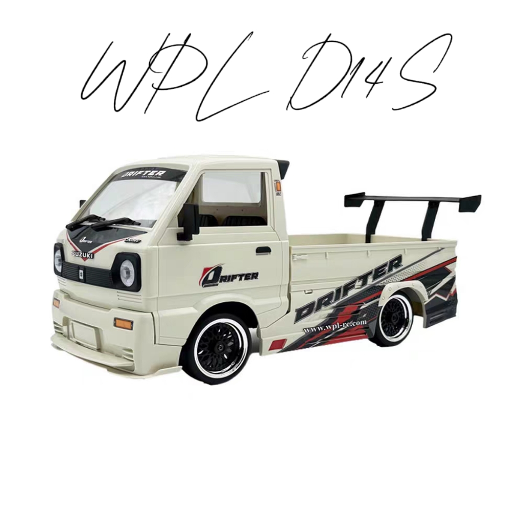 WPL D14S 1/10 brueshless 4WD drift รถบรรทุก RC
