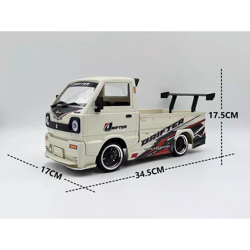 WPL D14S 1/10 brueshless 4WD drift รถบรรทุก RC รูปที่ 8