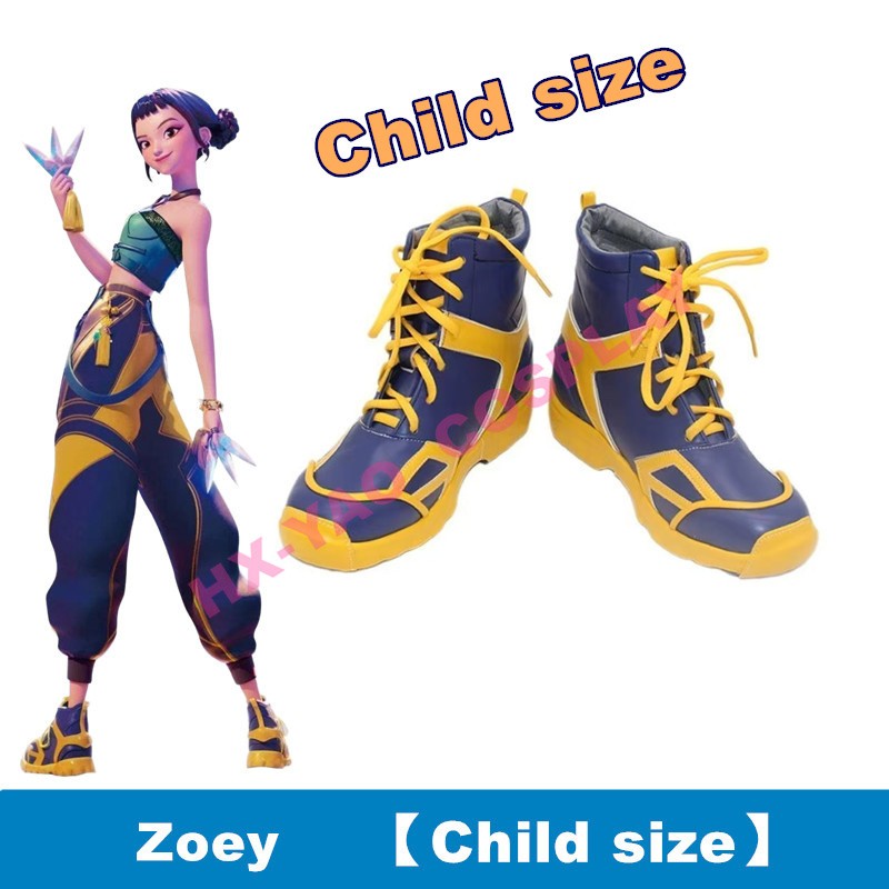 【HX-YAO】รองเท้าเด็กฮาโลวีน Zoey cosplay shoes K-pop Witch Hunters รองเท้าคอสเพลย์โชว์