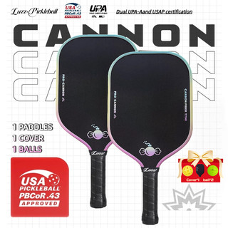 Luzz Pickleball Paddle CANDY Cannon Paddle T700 Carbon Friction Surface|Thermoformed
