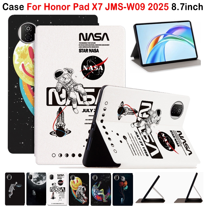 สําหรับ HONOR PADX7 JMS-W09 JMS-L09 8.7 นิ้ว 2025 แฟชั่น Galaxy รูปแบบแท็บเล็ตป้องกันกรณี HONOR Tebl