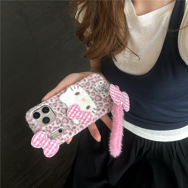 IPhone 17 Pro max 16 pro max เคสโทรศัพท์วัสดุสักหลาดลายแมวลายเสือดาว - รูปที่ 2