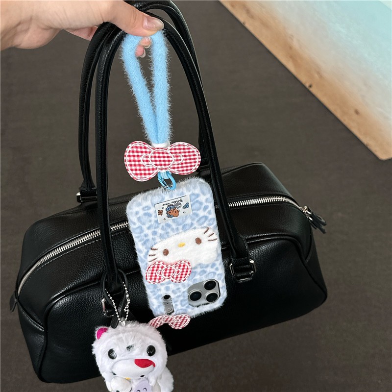 IPhone 17 Pro max 16 pro max เคสโทรศัพท์วัสดุสักหลาดลายแมวลายเสือดาว - รูปที่ 3