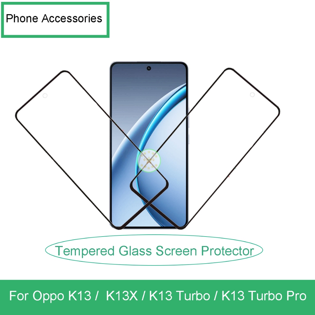 สําหรับOppo K13 / Oppo K13X / Oppo K13 Turbo / Oppo K13 Turbo Proโทรศัพท์มือถือกระจกนิรภัยป้องกันหน้