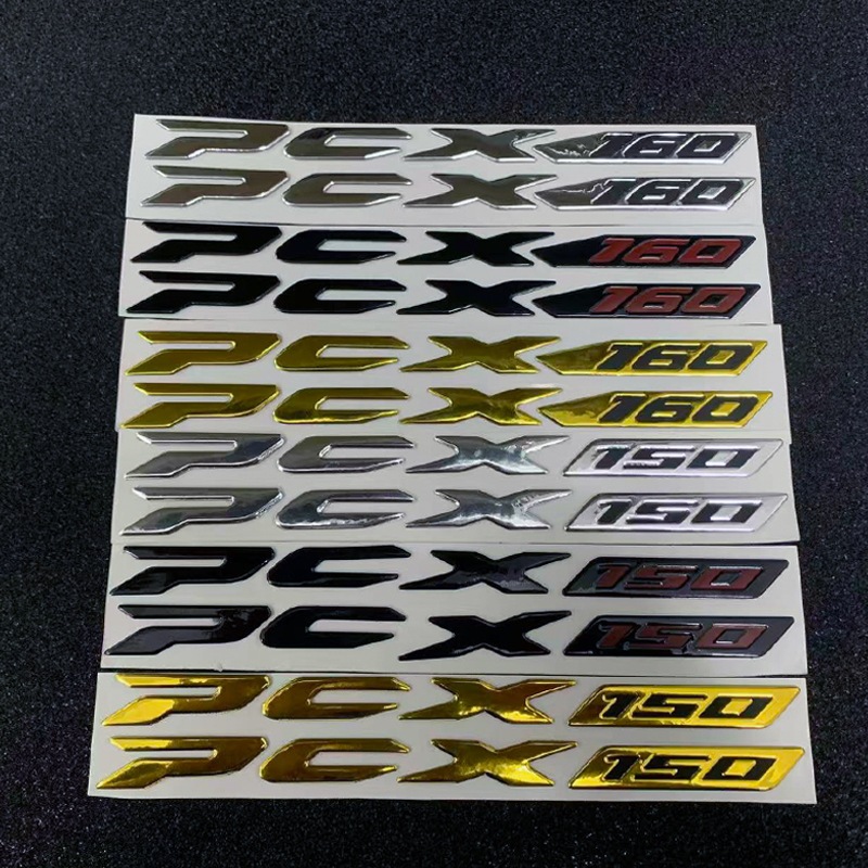 สติ๊กเกอร์โลโก้ PCX 160 150 ชุด 2 ชิ้น สำหรับการตกแต่ง รถจักรยานยนต์