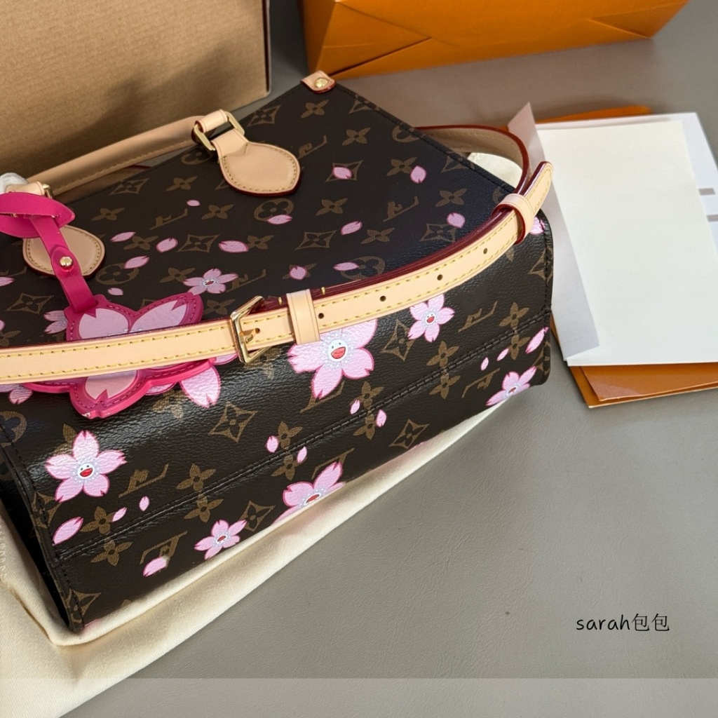 [การประกันคุณภาพ] Sakura Multiple Styles onthego speedy Pillow Bag Mahjong Croissant Tote Handbag Pr