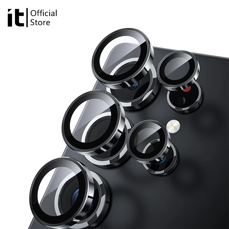 [it]Samsung S26Ultra S25Ultra S24Ultra S25FE S23Ultra ฟิล์มกระจกนิรภัย เลนส์กล้องกันรอยขีดข่วน ขอบบาง ตัวป้องกันเลนส์ ฝาครอบกล้องสําหรับ