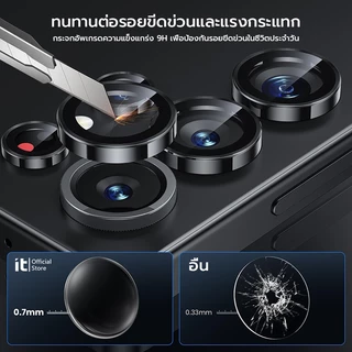 [it]Samsung S26Ultra S25Ultra S24Ultra S25FE S23Ultra ฟิล์มกระจกนิรภัย เลนส์กล้องกันรอยขีดข่วน ขอบบาง ตัวป้องกันเลนส์ ฝาครอบกล้องสําหรับ