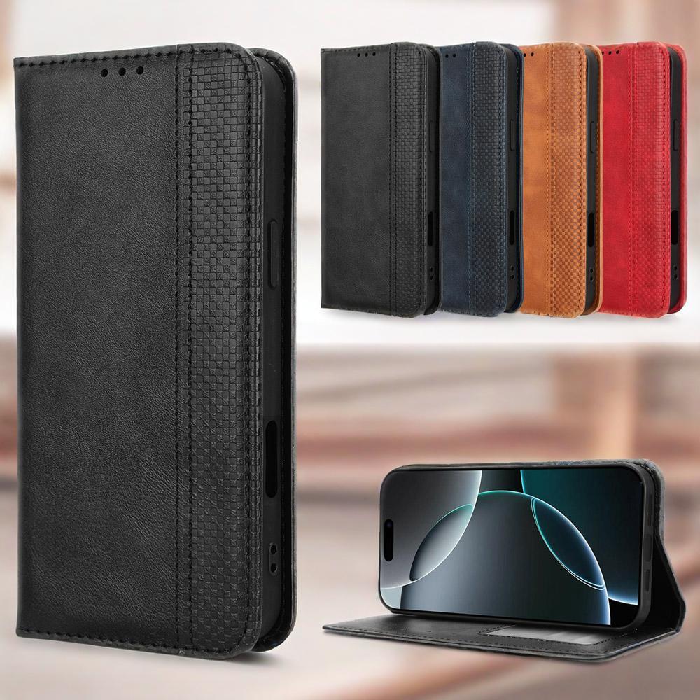 เคส สําหรับ iPhone 17 16 Pro Max 17 Air 17 Slim 16e 15 14 13 12 11 Pro Max Plus X XS XR เคสมือถือ เคสโทรศัพท์ ป้องกันการลดลง ฟังก์ชั่นยืน คุณสมบัติกระเป๋าสตางค์ พลิก ซองหนัง