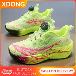 รองเท้ากีฬาสำหรับเด็ก น้ำหนักเบาทราบอากาศดี มีตาข่ายระบายอาก…