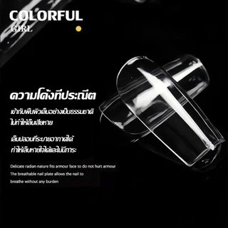 เล็บปลอม PVC · ครบทุกทรง · 500 ชิ้น/แพ็ค · เบอร์ 0–9 ครบเซต บางเบา แนบสนิท | ขัดแต่งง่าย | เหมาะต่อเล็บต่อ/ฝึกซ้อม/ร้านทำเล็บ