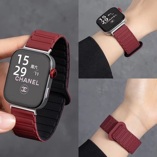 สําหรับ Huawei Watch Fit SE/1/2/3/4/4Pro/Fit 5/5Pro ห่วงแม่เหล็กสายรัดซิลิโคนกันน้ํากีฬาใช้งานง่าย