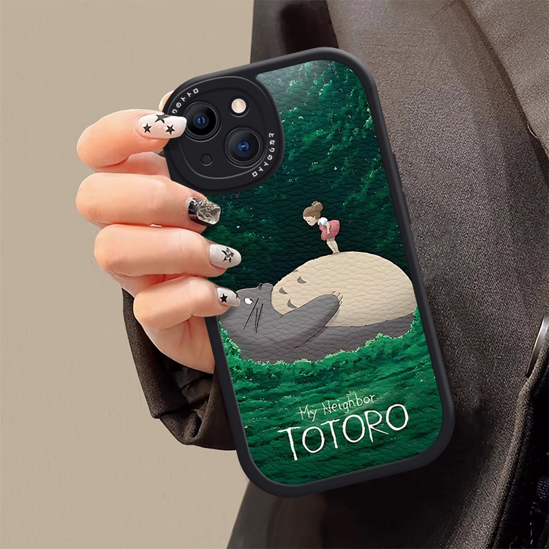 เคสการ์ตูน iPhone สําหรับ 16 / 15 / 14 / 13 / 12 / 11 Promax My Neighbor Totoro ปลอกอ่อนสําหรับ iPhone 7 / 8 Plus / X / XR / Xs Max Cover ราคา ถูกที่สุด ดีลบีเคเค แกลเลอรีภาพที่ 5