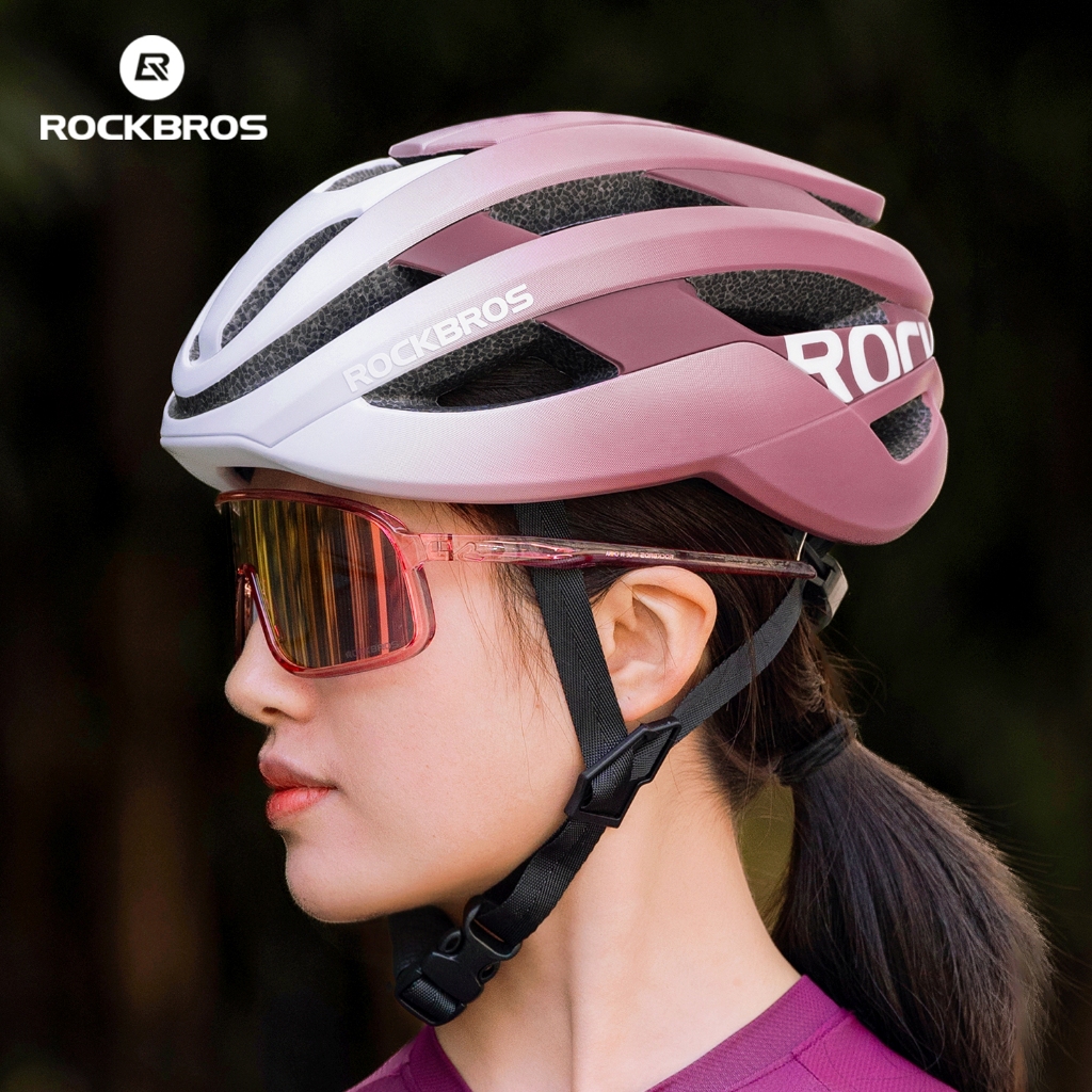 【TH Delivery】ROCKBROS หมวกกันน็อคจักรยาน น้ำหนักเบา ระบายอากาศดี ใส่สบาย ปลอดภัย ปรับขนาดได้ 54–62 ซม. สำหรับ MTB / เสือหมอบ