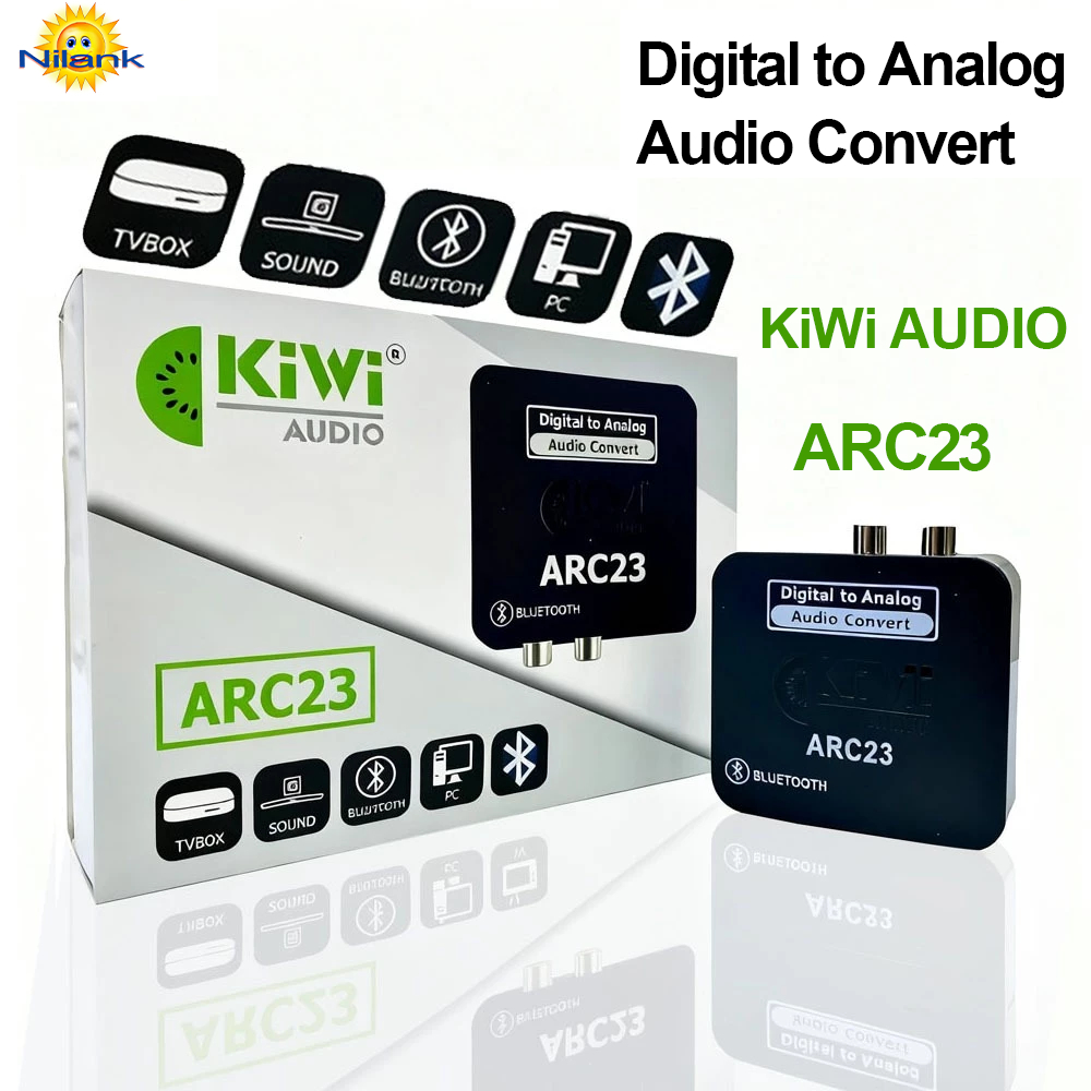 NiLANK ตัวแปลงสัญญาณเสียง KiWi ARC23 (Optical/HDMI ARC เป็น 3.5mm) พร้อม Bluetooth