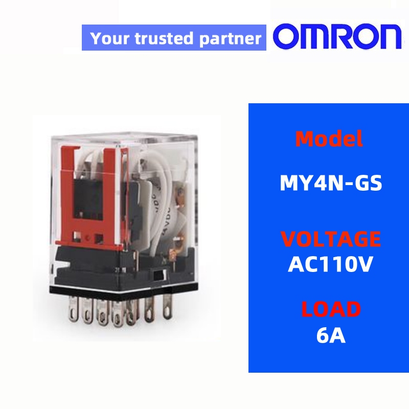 รีเลย์ OMRON ดั้งเดิม MY4N-GS MY4N-GS-R DC12V DC24V AC220V AC110V 14pin รีเลย์