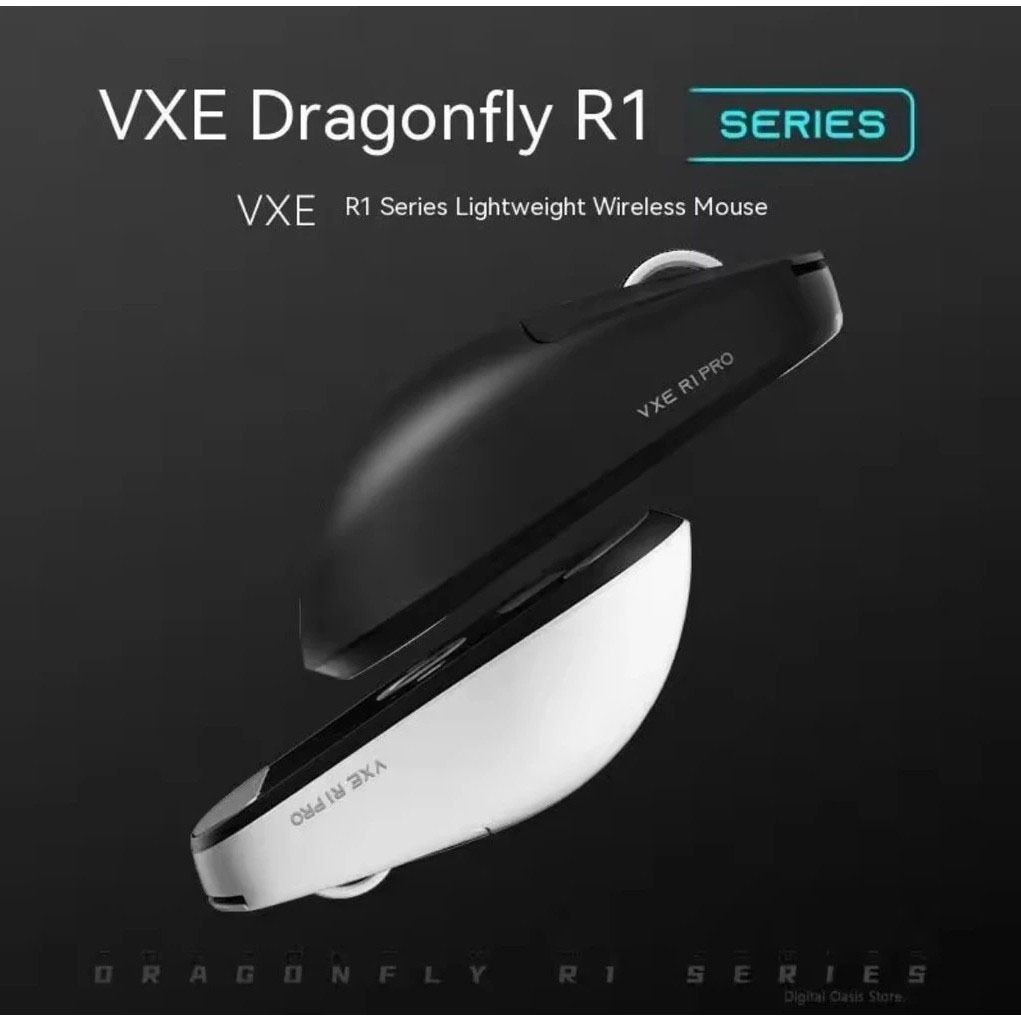 VXE Dragonfly R1 ไร้สาย PAW3395 เมาส์สําหรับเล่นเกม 3 โหมดน้ําหนักเบา