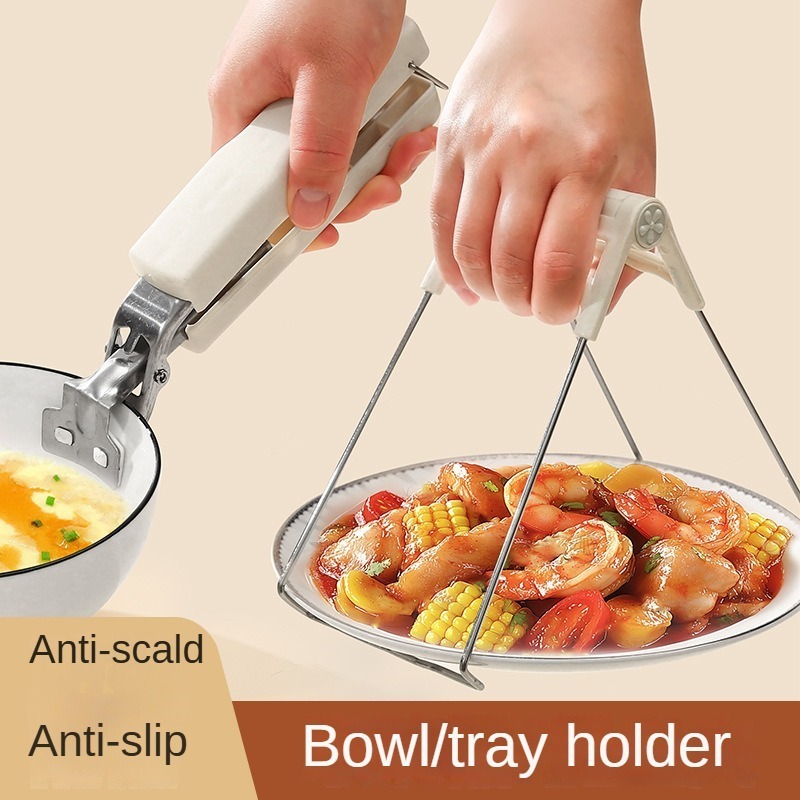 Anti-Scalding CLAMP Bowl CLAMP Anti-Slip คีม CLAMP Kitchen CLAMP แผ่น CLAMP ผักนึ่ง S
