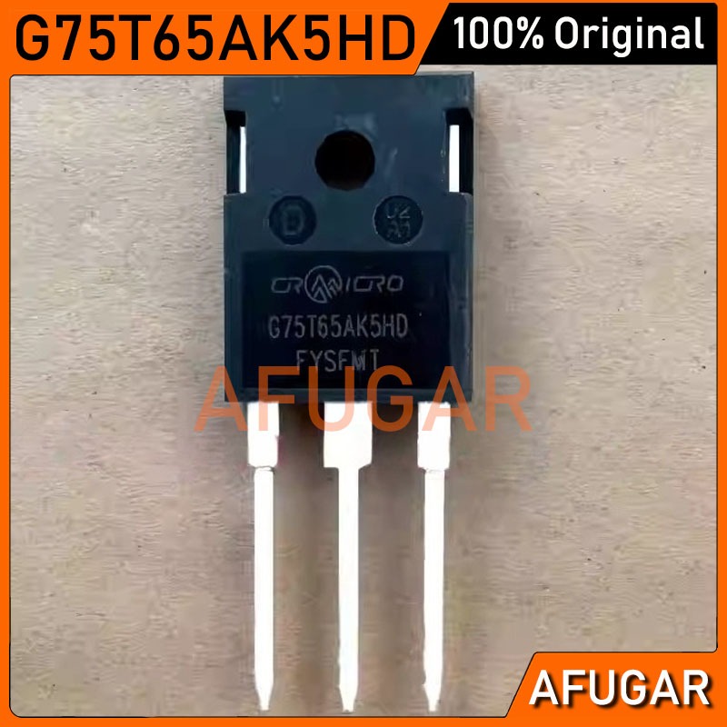 2 ชิ้น G75T65AK5HD TO-247 75A 650V IGBT ทรานซิสเตอร์ไฟฟ้าใหม่เดิม