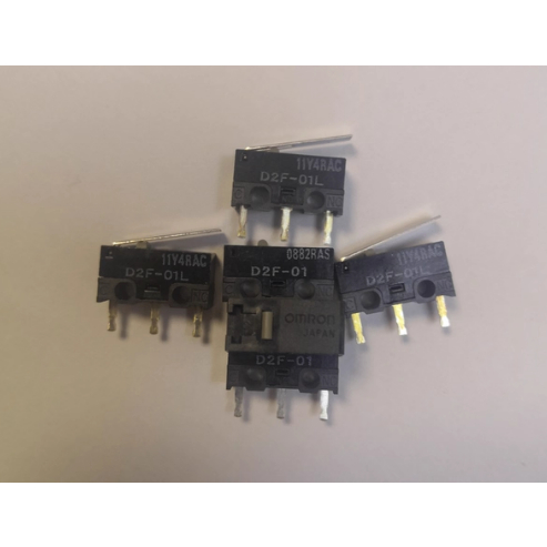 Omron ไมโครสวิตช์ D2F D2F-F D2F-01F D2F-01FL D2F-L