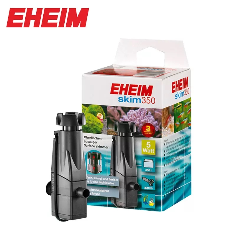 EHEIM Skim350 220V 5W ปรับการไหลน้ําจืดน้ําเค็ม Aquarium Filter Micro Surface Skimmer พร้อมปั๊ม