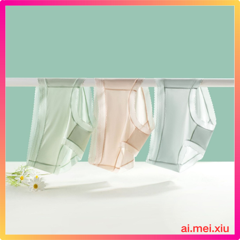 กางเกง ใน ไร้ ขอบ Sabina Official Shop 冰丝女士内裤 ชุดชั้นในสตรีจากผ้าไหมน้ำหนักเบา ระบายอากาศได้ดี ใส่สบ