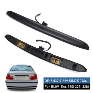 ด้ามจับฝากระโปรงท้ายรถสีดําพร้อมปุ่มกุญแจสําหรับ-BMW E46 325…