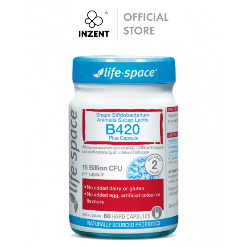 การอนุญาตของแบรนด์ QinlaLife Space Shape B420 Probiotic 15 Billion CFU ต่อแคปซูล