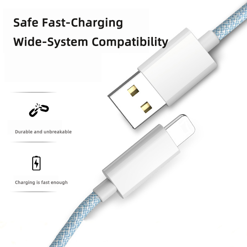 UFRIEND Elf Series USB-A to L 2.4A Fast Charging Cable Data Cable