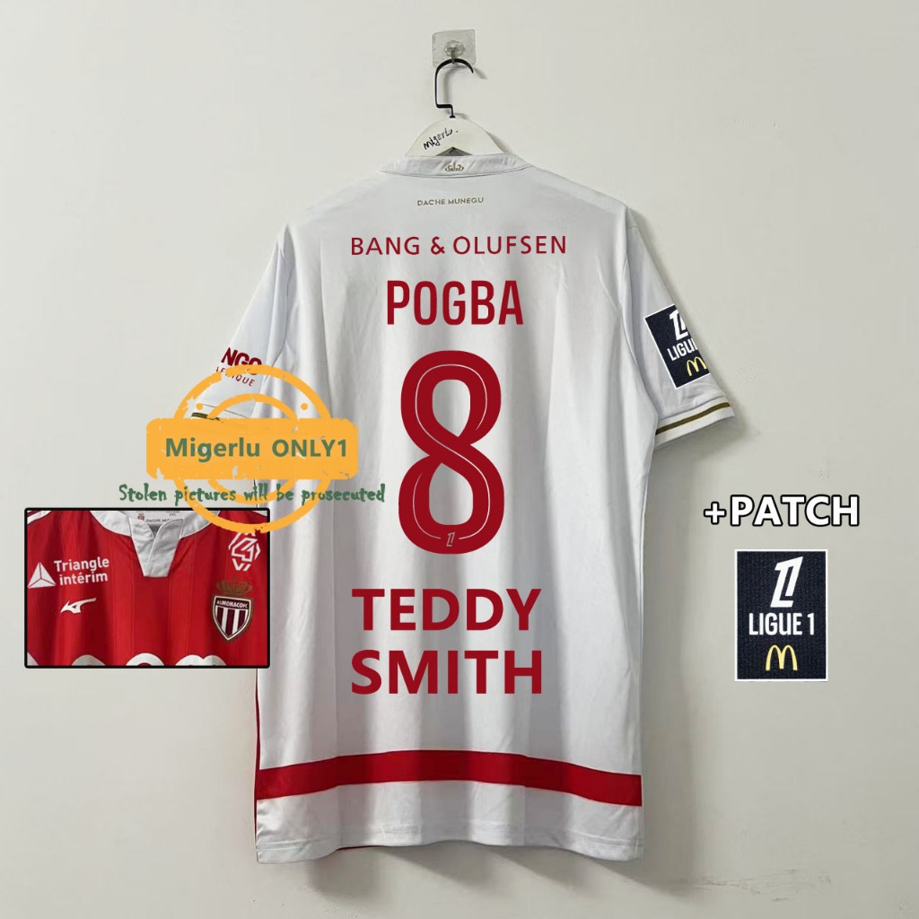 FANS EDITION 25/26 AS MONACO HOME FOOTBALL JERSEY S-4XL