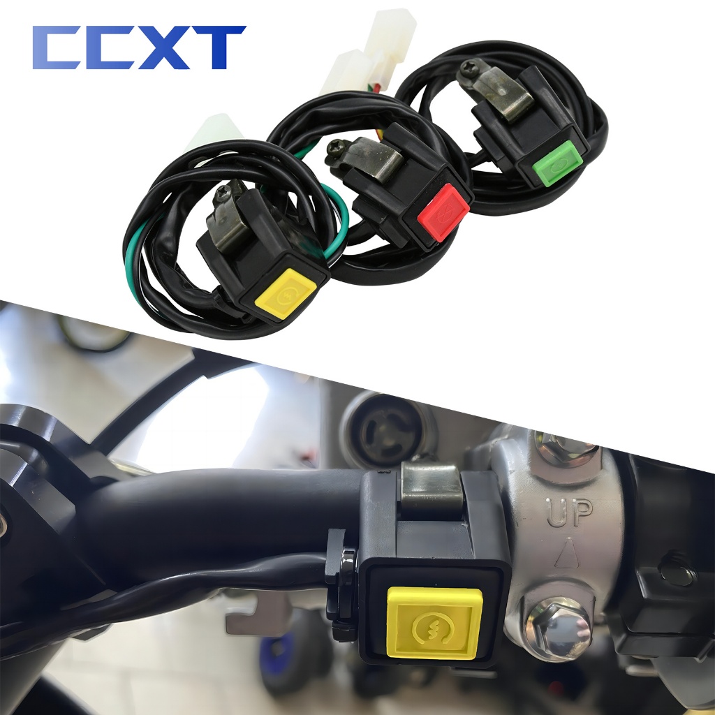 ปุ่มสวิตช์สตาร์ทรถจักรยานยนต์ 22 มม. สําหรับ Kawasaki Yamaha ATV KX KXF YZ YZF EXC XCF CR CRF RM RMZ อุปกรณ์เสริมทั่วไป