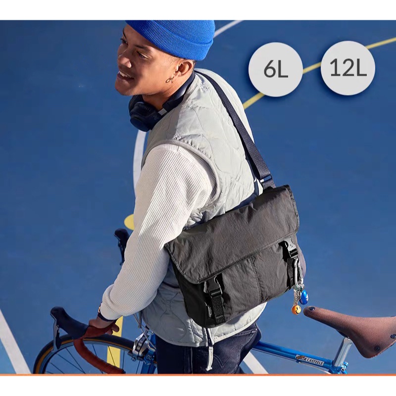 ออสเตรเลีย Bellry Cinch กระเป๋า  ส่งข้อความ 6L / 12L สำหรับผู้ชายและผู้หญิงกระเป๋าไปรษณีย์