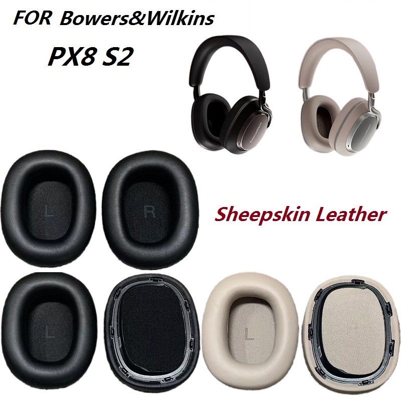 Original แผ่นรองหูฟังสําหรับ B & Wilkins PX8 S2/PX7 S3 หูฟังเปลี่ยนหนังแกะแผ่นรองหูฟัง Earmuffs หมอน