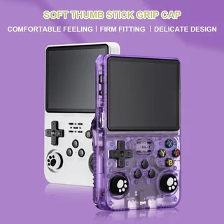 2 ชิ้น การ์ตูน ซิลิโคนนุ่ม อนาล็อก จอยสติ๊กฝาครอบ เคส สำหรับ R36S R36H RG35XX H RG40XX H R36 PRO K36 ตัวควบคุมเกม อุปกรณ์เสริม